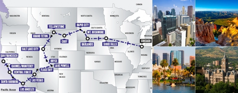 Tour Stati Uniti: Chicago To The Golden Gate